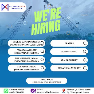 1. GENRAL SUPERINTENDENTO JALAN/JEMBATAN/LONGSORAN