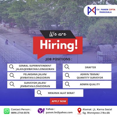 1. Genral Superintendent Jalan/Jembatan/longsoran