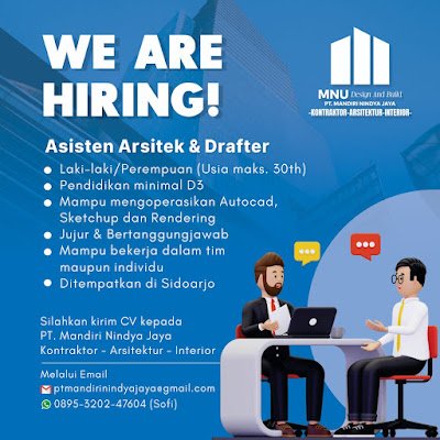 Asisten Arsitek dan Drafter