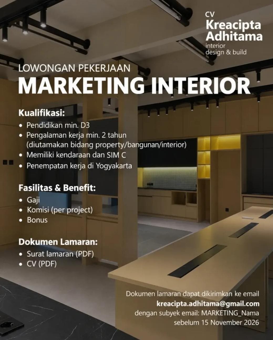 Marketing Interior