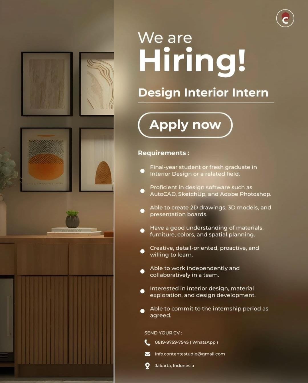 Design Interior Intern