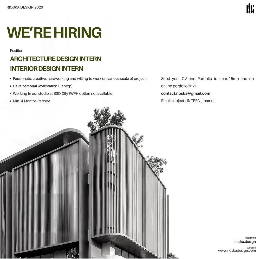 Architecture Design Intern & Interior Design Intern