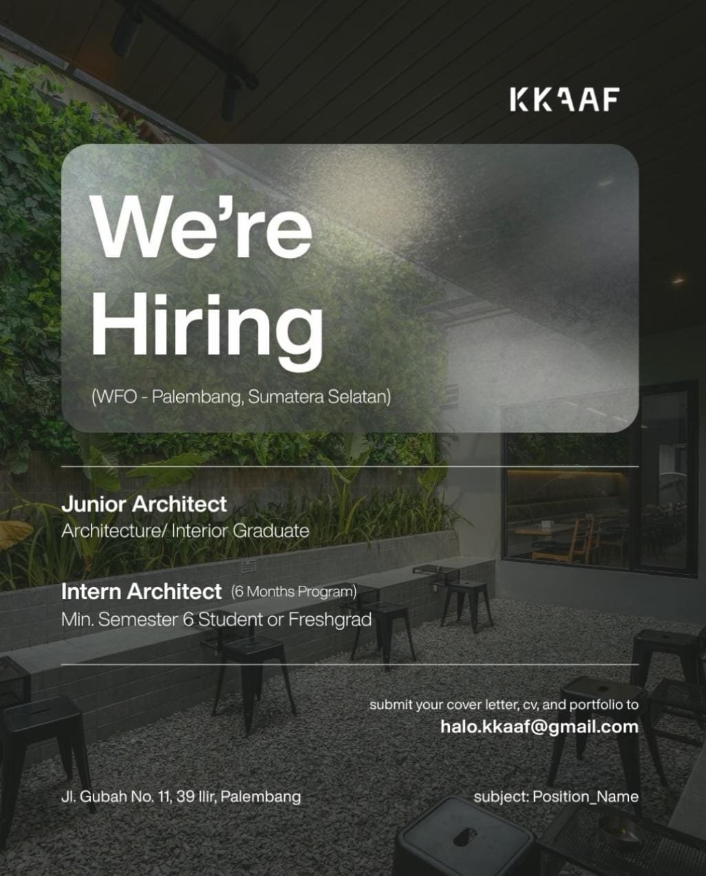 Junior Architect & Intern Architect